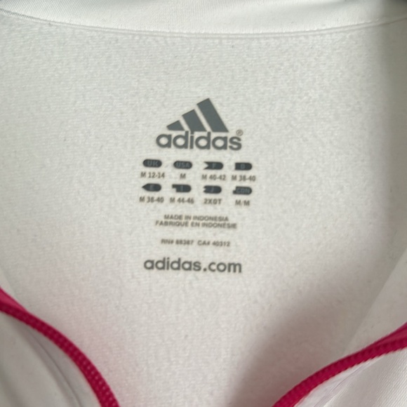 Adidas full zip track jacket. Size medium. - Picture 2 of 6